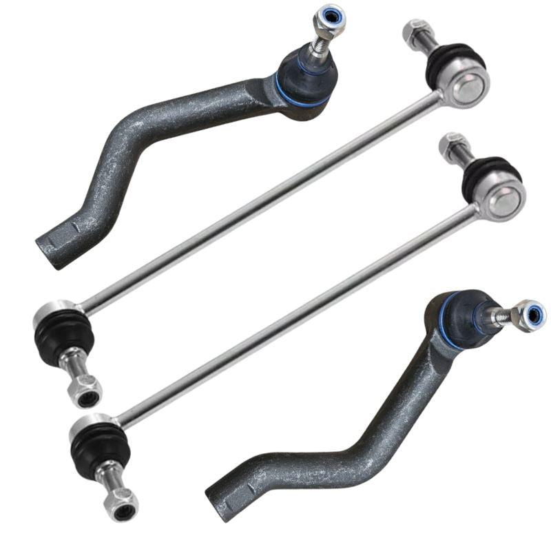 Nissan Qashqai 2014-2021 Front Anti Roll Bar Drop Links & Outer Track Rod Ends Pair