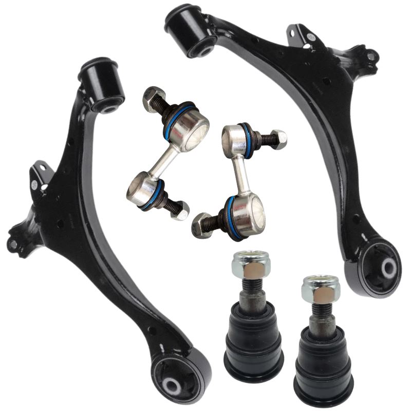Honda Civic 2001-2005 Front Wishbone Control Arms Ball Joints & Anti Roll Bar Drop Links