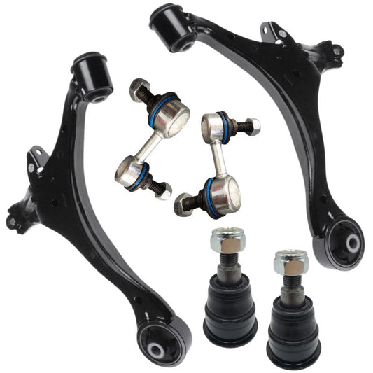 Honda Civic 2001-2005 Front Wishbone Control Arms Ball Joints & Anti Roll Bar Drop Links