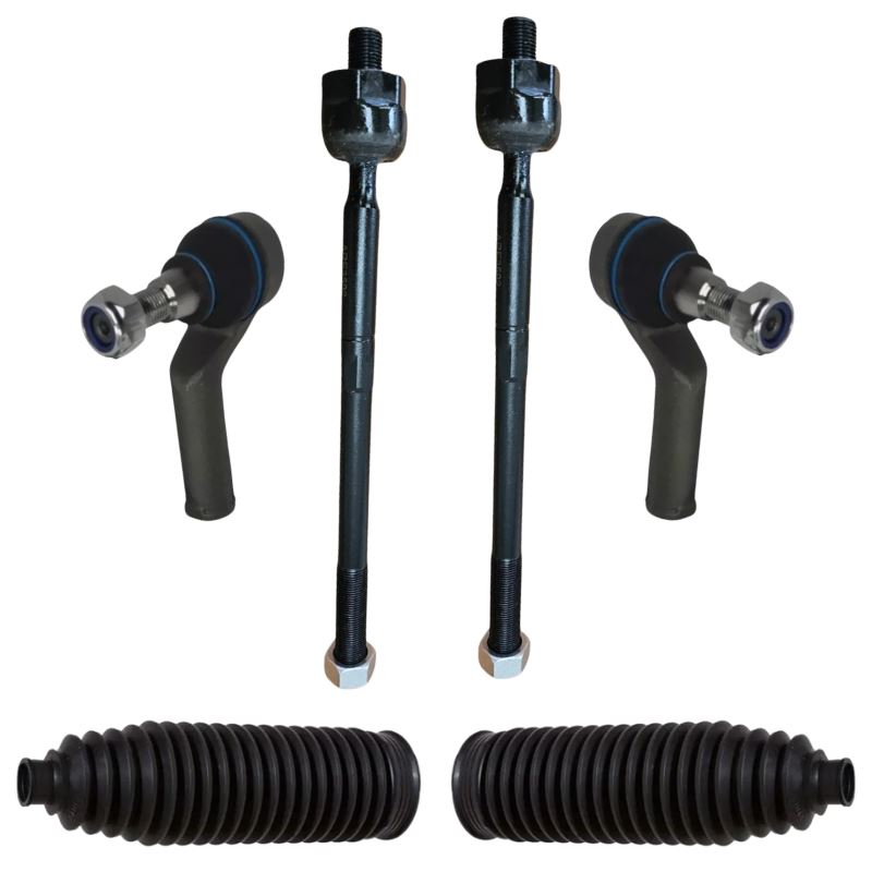 Ford Galaxy S Max 2006-2015 Front Inner & Outer Tie Track Rod Ends & Steering Rack Boots