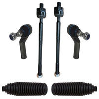 Ford Galaxy S Max 2006-2015 Front Inner & Outer Tie Track Rod Ends & Steering Rack Boots