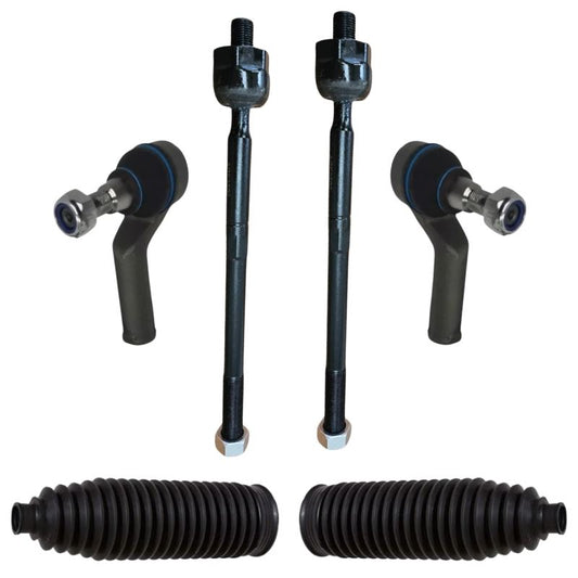 Ford Galaxy S Max 2006-2015 Front Inner & Outer Tie Track Rod Ends & Steering Rack Boots