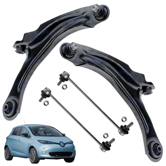 Renault Zoe 2012-2023 Front Wishbone Control Arms & Anti Roll Bar Drop Links