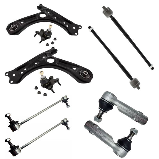Audi A1 2010-2017 Front Wishbone Control Arms Inner Outer Tie Track Rod Ends
