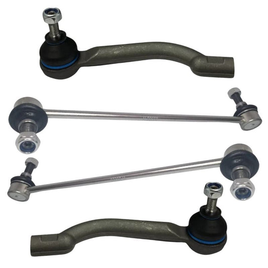 Nissan Qashqai 2007-2014 Front Anti Roll Bar Drop Links & Outer Track Rod Ends Pair