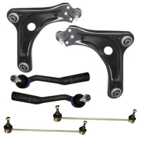 Citroen DS3 2009-2017 Front Wishbone Control Arms Drop Links & Outer Track Rod Ends