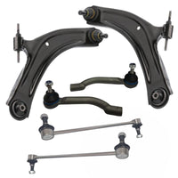 Nissan Qashqai 2007-2014 Front Wishbone Control Arms Outer Tie Track Rods & Drop Links Heavy Duty
