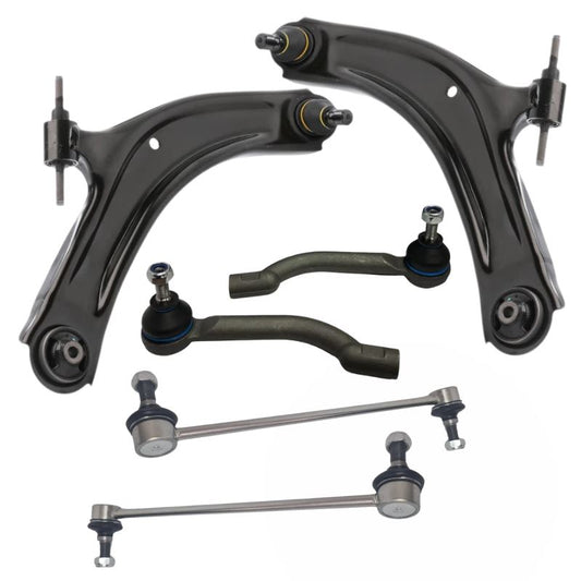Nissan Qashqai 2007-2014 Front Wishbone Control Arms Outer Tie Track Rods & Drop Links Heavy Duty