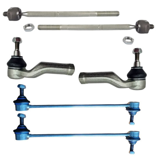 Volvo C30, C70, S40, V50 2004-2013 Front Inner & Outer Tie Track Rod Ends & Anti Roll Bar Drop Links