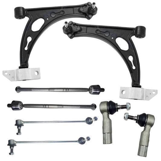 Seat Altea 2004-2013 Front Wishbone Control Arms Inner Outer Tie Track Rods & Drop Links