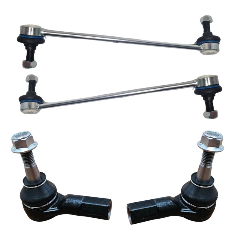 Vauxhall Mokka 2012-2018 Front Anti Roll Bar Drop Links & Outer Track Rod Ends Pair
