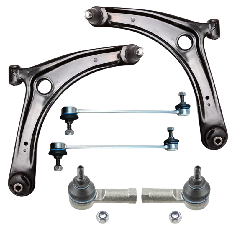 Citroen C Crosser 2007-2012 Front Wishbone Control Arms Drop Links & Outer Track Rod Ends