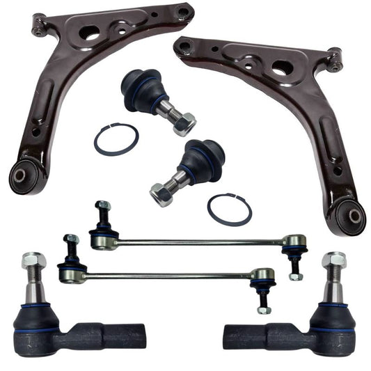 Ford Transit 2000-2014 Front Wishbone Control Arms Ball Joints Drop Links & Outer Track Rod Ends