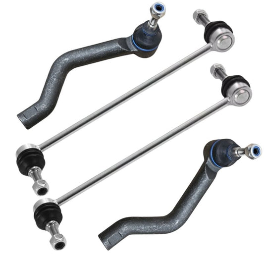 Renault Kadjar 2015-2023 Front Anti Roll Bar Drop Links & Outer Track Rod Ends Pair