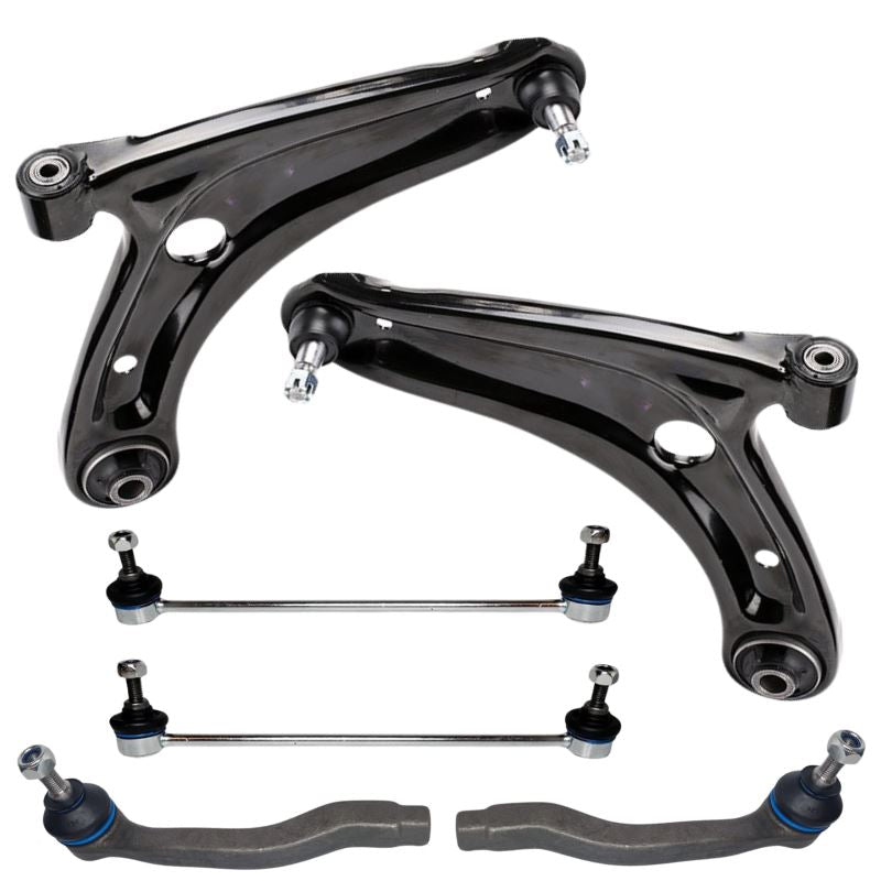 Honda Jazz 2002-2008 Front Wishbone Control Arms Drop Links & Outer Track Rod Ends