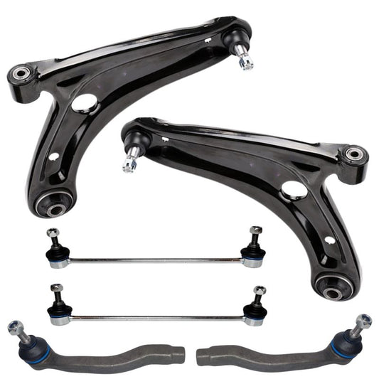 Honda Jazz 2002-2008 Front Wishbone Control Arms Drop Links & Outer Track Rod Ends