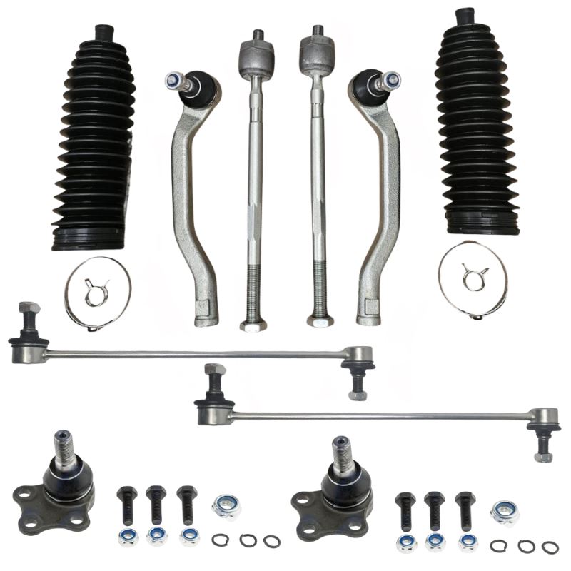 Renault Trafic, Vauxhall Vivaro, Nissan Primastar 2006-2019 Inner & Outer Tie Track Rod Ends, Drop Links & Steering Rack Boots