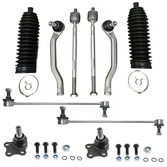 Renault Trafic, Vauxhall Vivaro, Nissan Primastar 2006-2019 Inner & Outer Tie Track Rod Ends, Drop Links & Steering Rack Boots