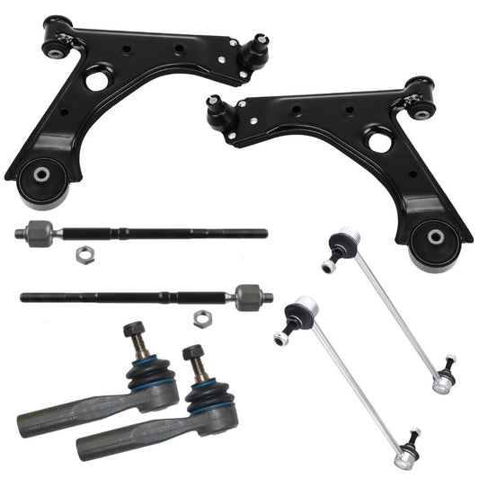 Vauxhall Corsa E 2015-2019 Front Wishbone Control Arms Inner Outer Tie Track Rods & Drop Links