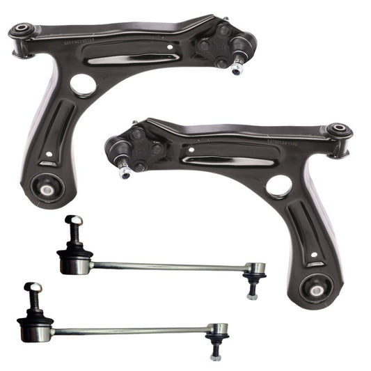 Seat Mii 2011-2019 Front Wishbone Control Arms Drop Links & Outer Track Rod Ends