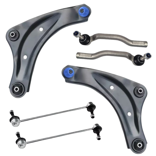 Nissan Leaf 2010-2017 Front Wishbone Control Arms Drop Links & Outer Track Rod Ends